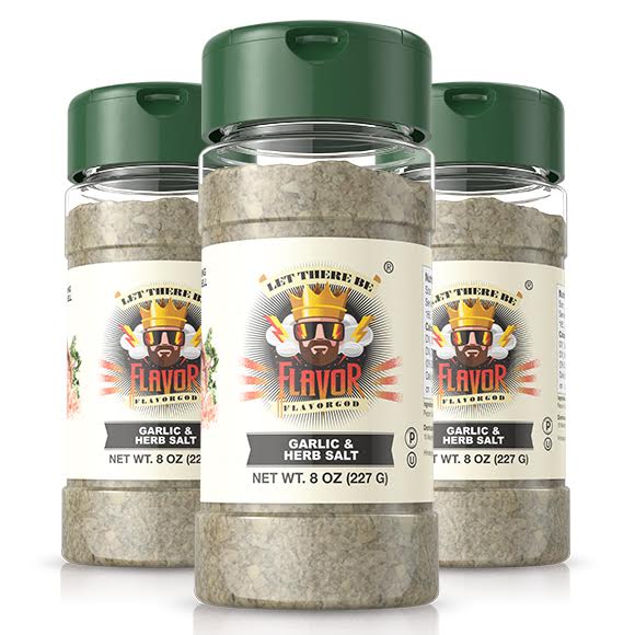 FLAVOR GOD Garlic Herb & Himalayan Salt Seasoning